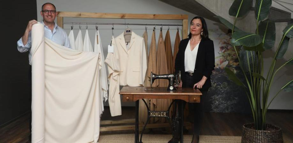 Tejidos Folgarolas en la colección exclusiva de Victoria Beckham para Mango